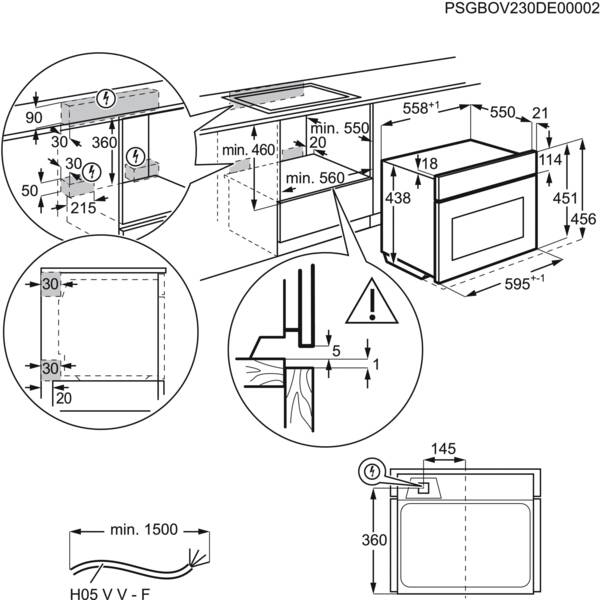 AEG OO5NK40M - CombiAir Magnetron met heteluchtfunctie