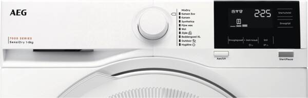 AEG TR738AT2B Warmtepompdroger - 8 kg met AbsoluteCare en SensiDry