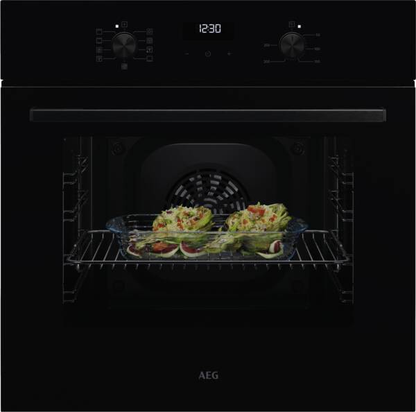 AEG OU5AB20CK – 65 liter inbouw oven met vochtig-hetelucht & pizzastand