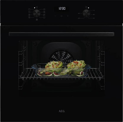AEG OU5AB20CK – 65 liter inbouw oven met vochtig-hetelucht & pizzastand