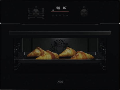 AEG OA5PK40K – Compacte SteamBake inbouwoven met pyrolyse (45 liter, A+)