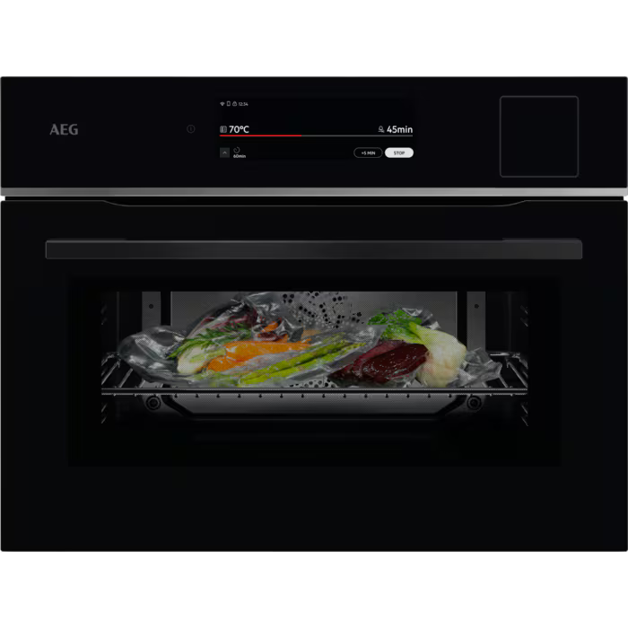 AEG TP9SK821B – Compacte SteamPro inbouwoven met stoom & Sous-Vide (45 liter, A++)