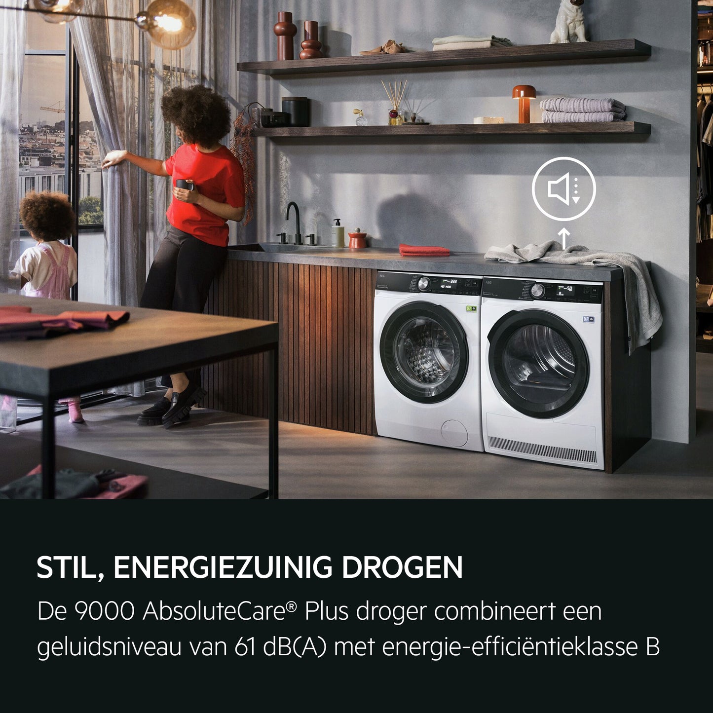 AEG TR97BADEN – 8 kg Warmtepompdroger