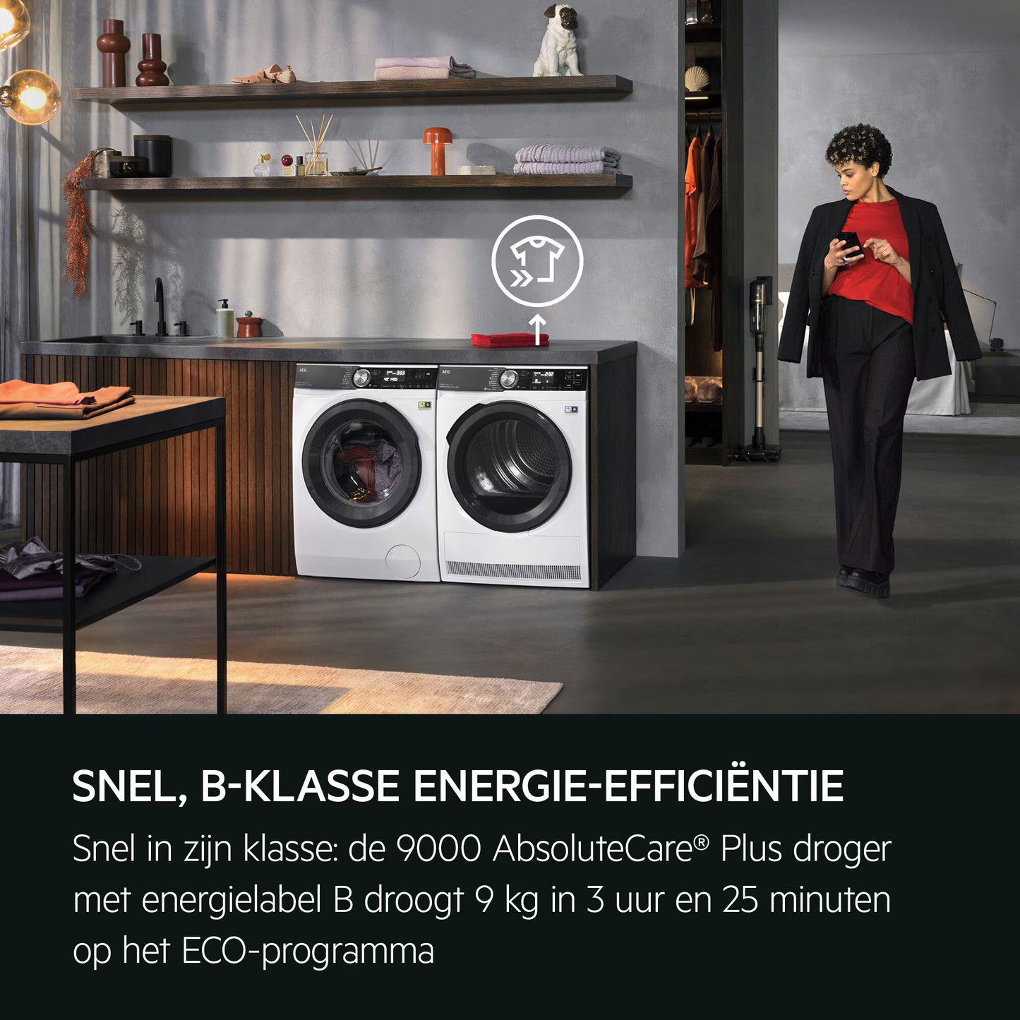 AEG TR9HAMBURG Warmtepompdroger - 9 kg met AbsoluteCare en 3DScan