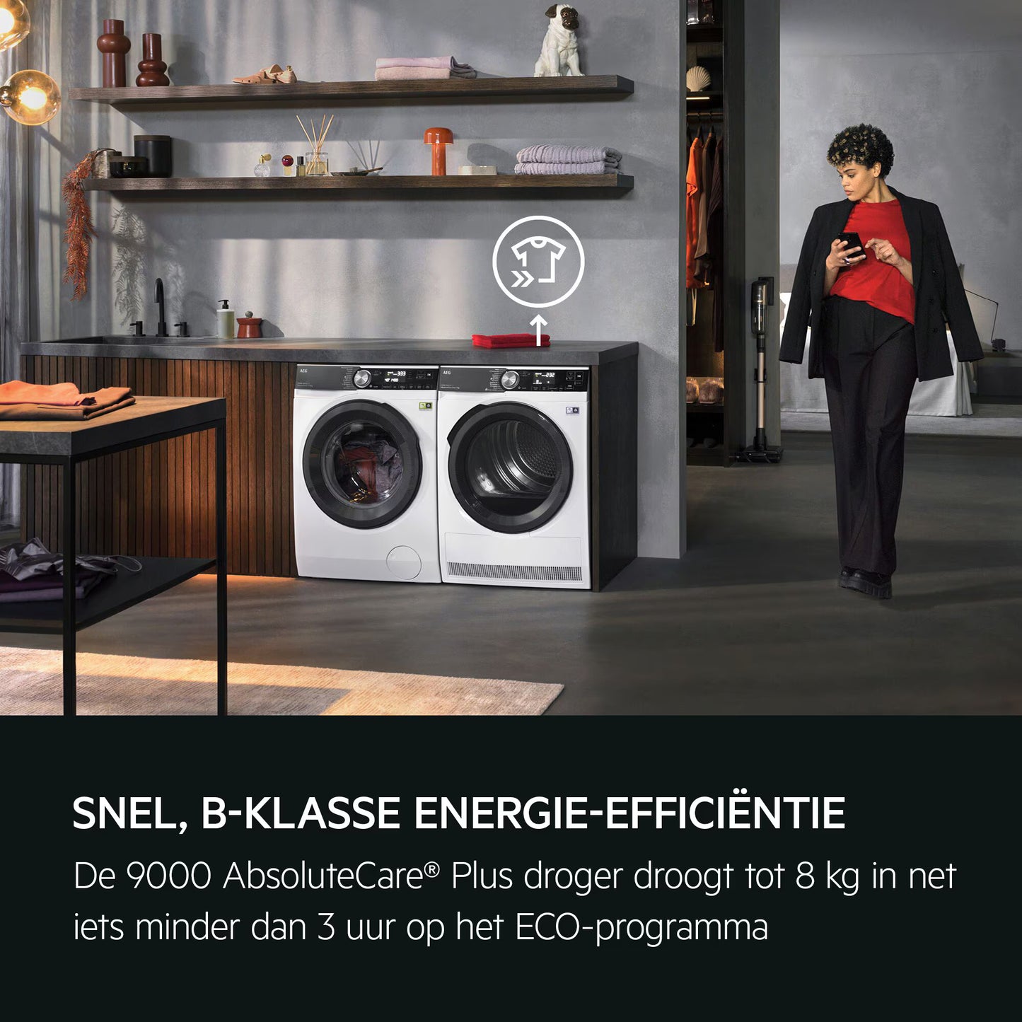 AEG TR9HAMBURG Warmtepompdroger - 9 kg met AbsoluteCare en 3DScan