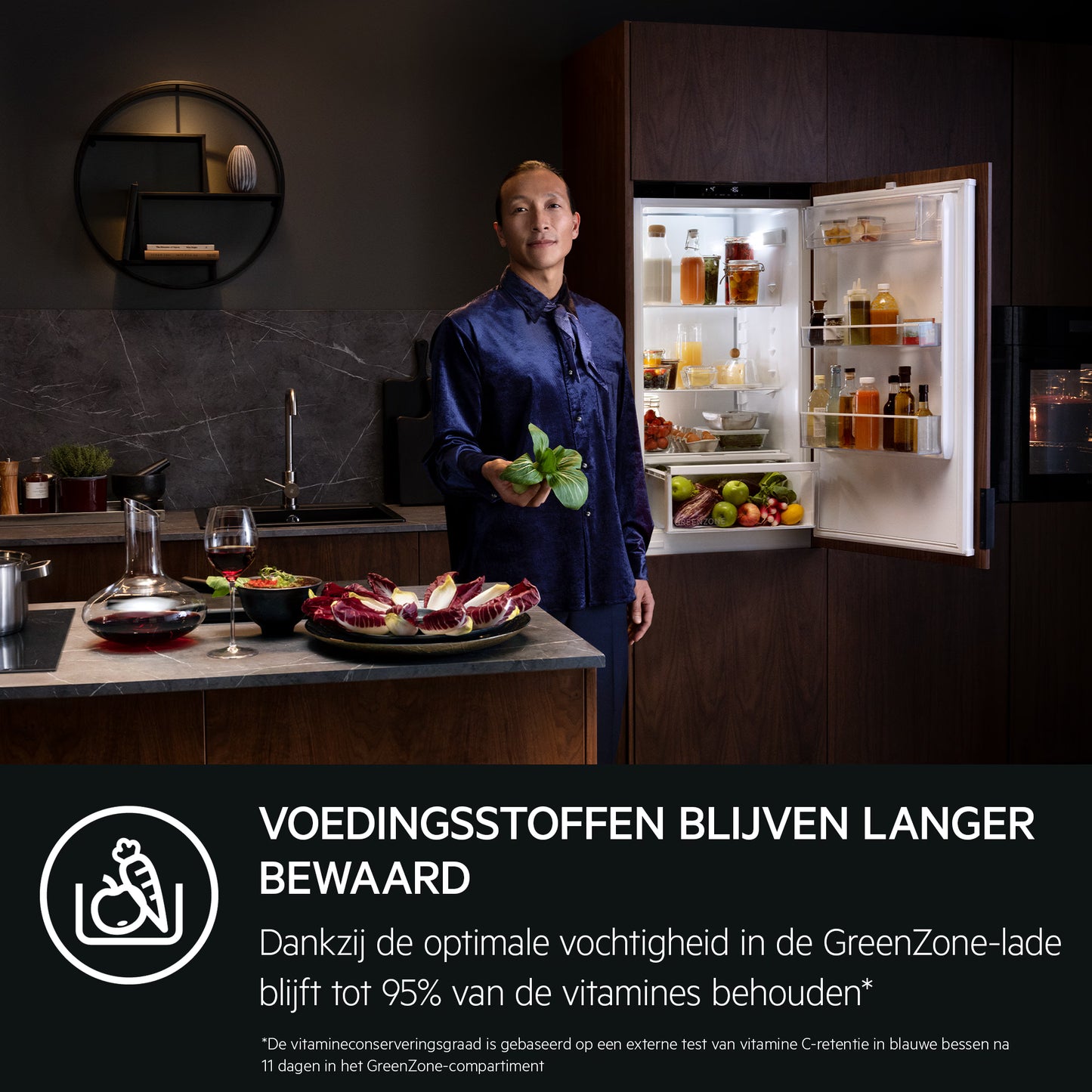 AEG TSC7G181DS Inbouw Koel-Vriescombinatie - 178 cm TwinTech NoFrost met GreenZone