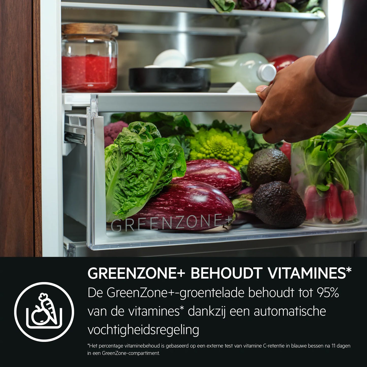 AEG TSC7G181DS Inbouw Koel-Vriescombinatie - 178 cm TwinTech NoFrost met GreenZone