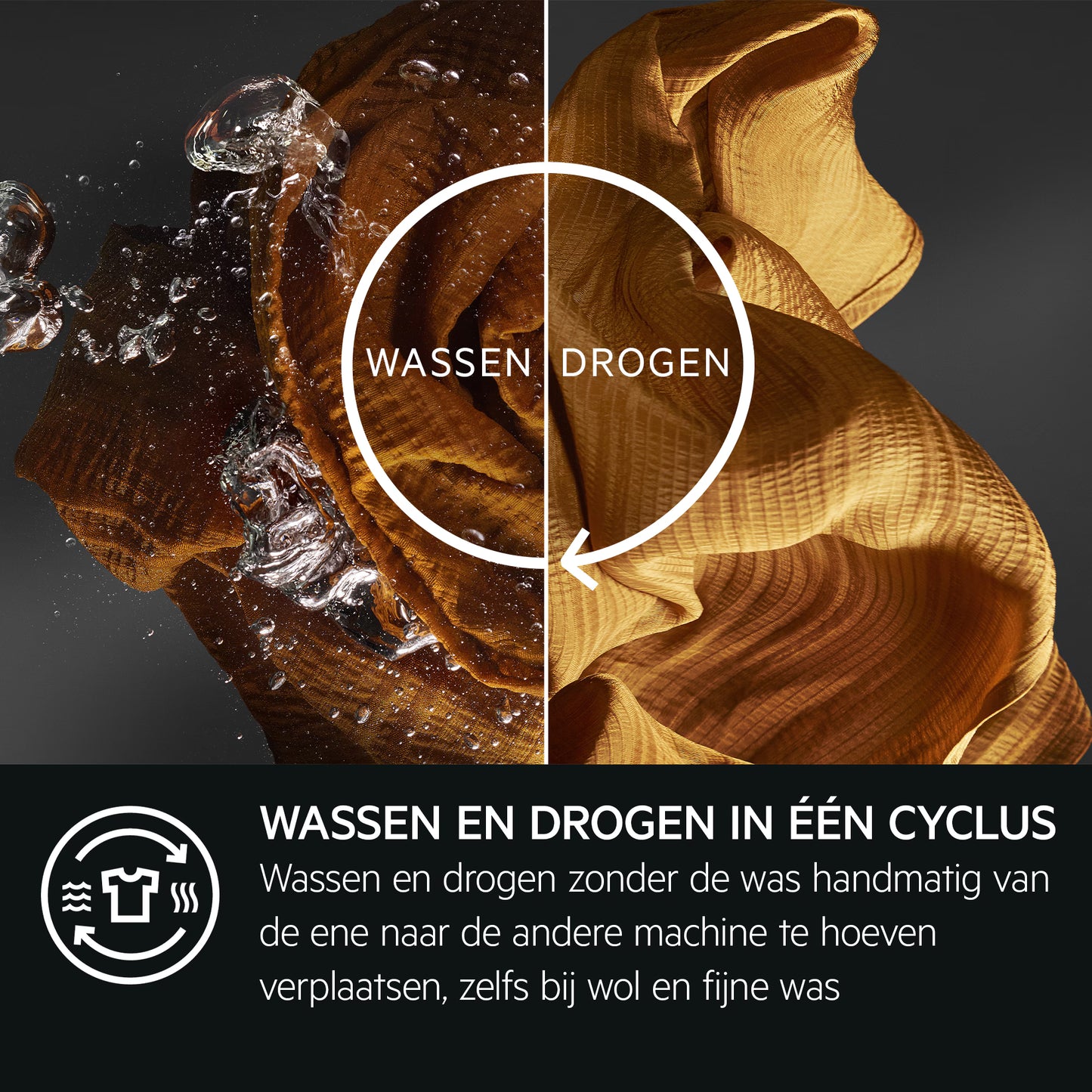 AEG LWR9706C8 – Warmtepomp Was-droogcombinatie 10 kg / 6 kg (Energieklasse B)