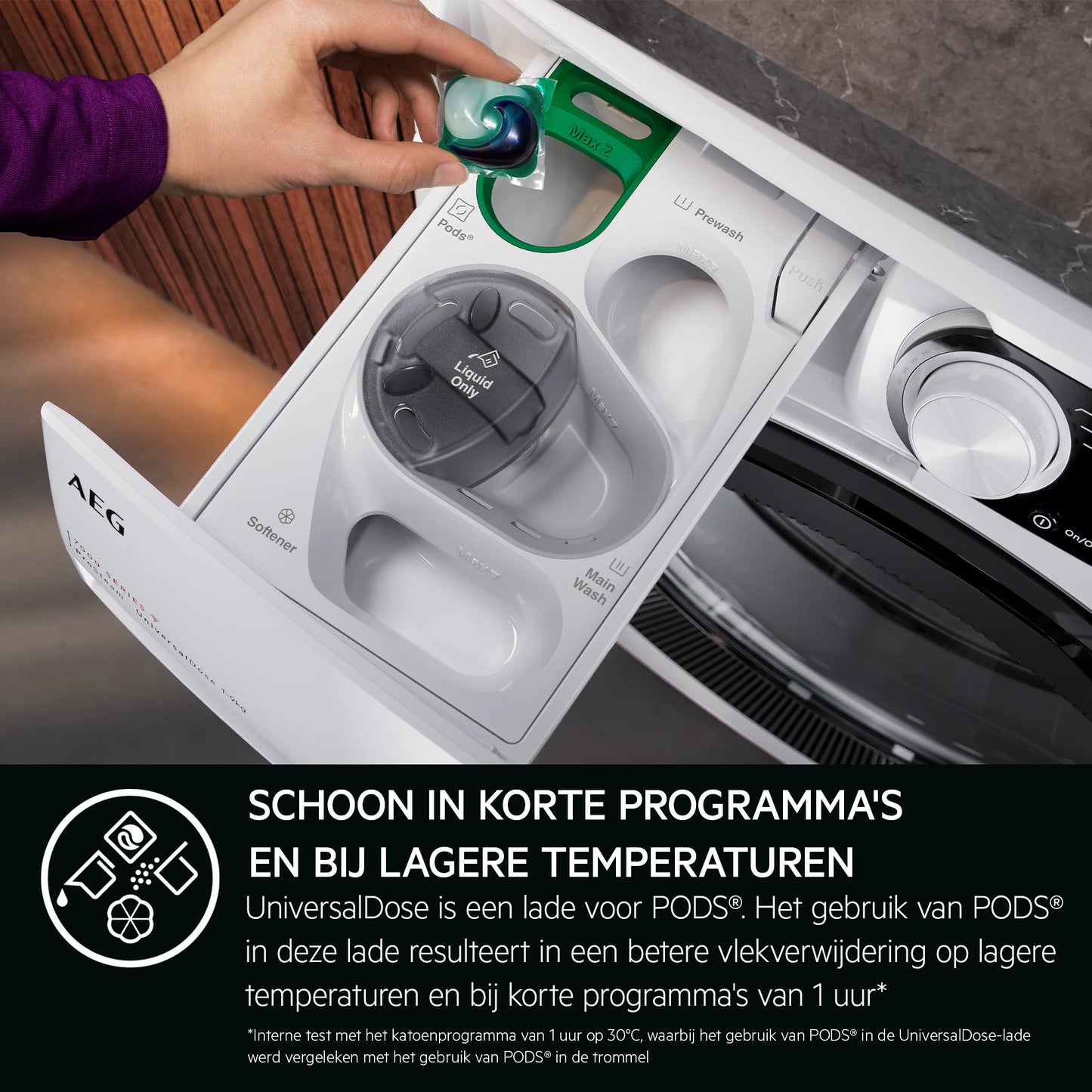 AEG LR8LEIPZIG Wasmachine - 9 kg 1400 tpm met PowerCare en ProSteam