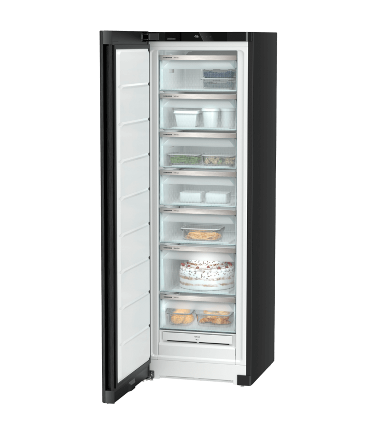 Liebherr SFNbdd 5227 Plus Vrieskast - BlackSteel NoFrost met SpaceBox