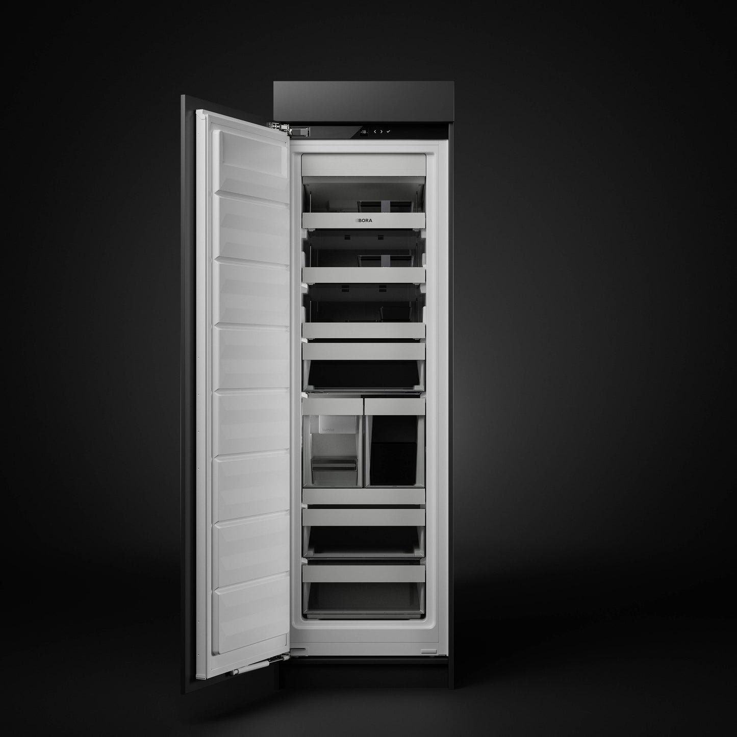 BORA Freeze F178GW Inbouw Vriezer - 178cm met Ice Maker & Wateraansluiting