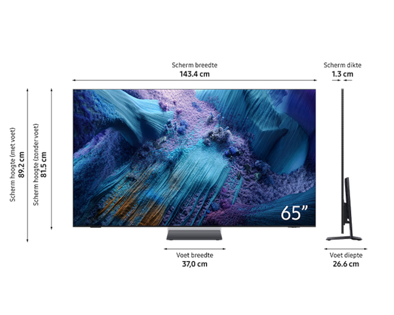 Samsung Neo QLED 8K 65QN990F TV - 65-inch 8K met Dolby Atmos 90W