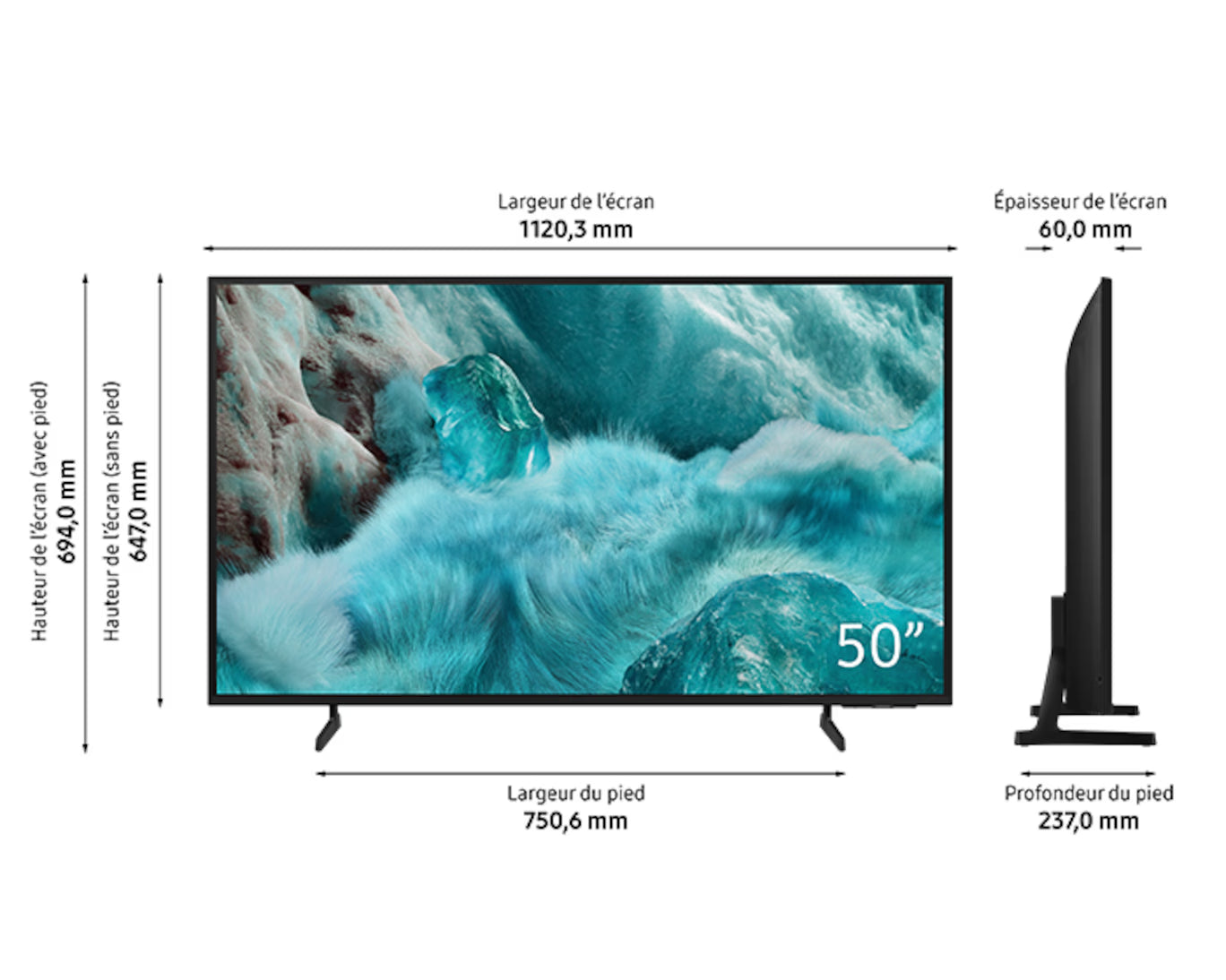 Samsung QLED 4K 50Q7F2 TV - 50-inch Neo Quantum HDR met Tizen Smart TV