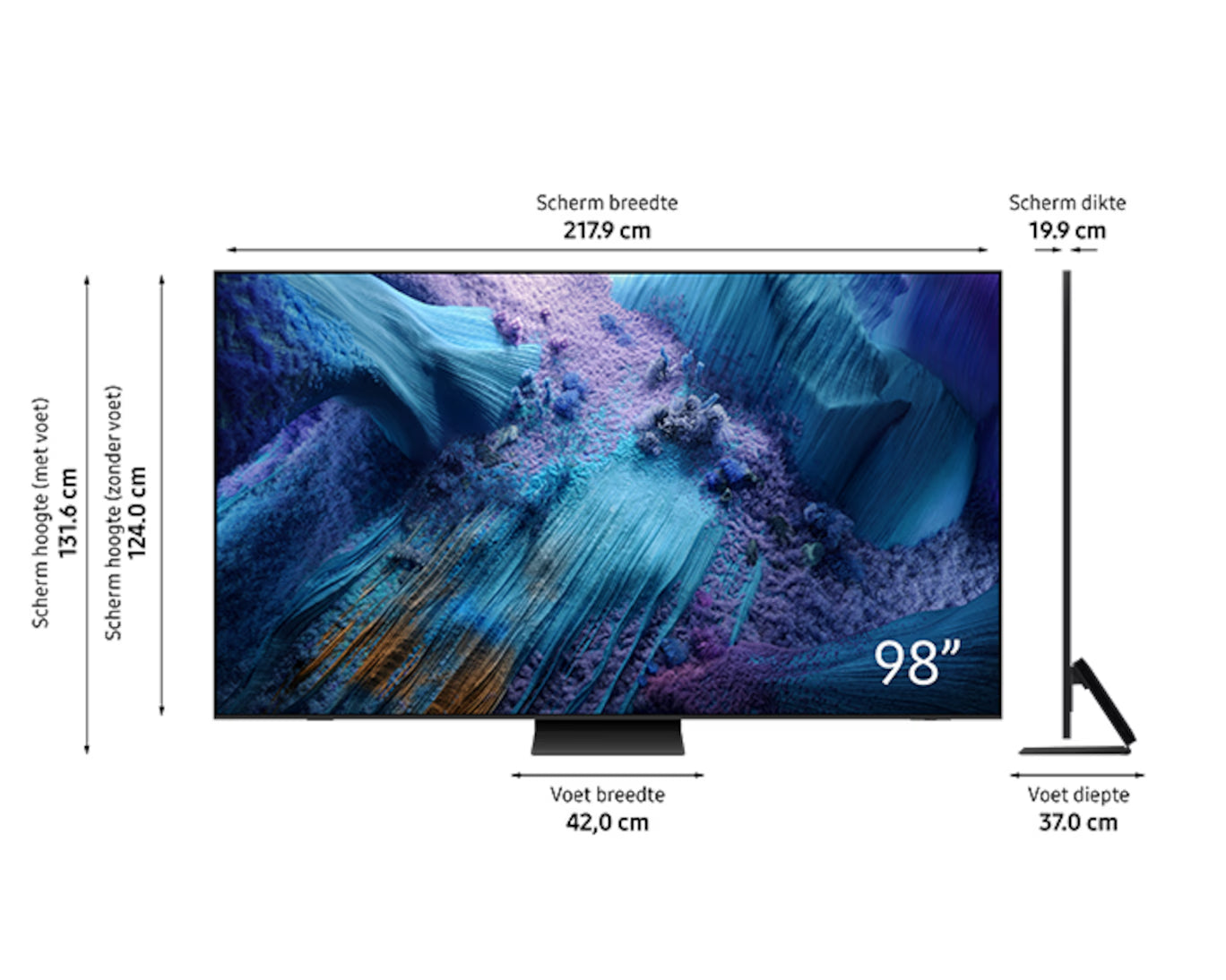Samsung Neo QLED 8K 98QN990F TV - 98-inch 8K met Dolby Atmos 120W